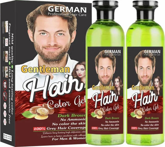 Sleek Gel Hair Dye - 1 Pcs Brightening & Anti-Aging Formula for All Hair Types